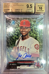 JO ADELL 2017 BOWMAN CHROME PHOTO VARIATION ROOKIE AUTO #/99 GEM MINT BGS 9.5/10 AUTOGRAPH ANGELS